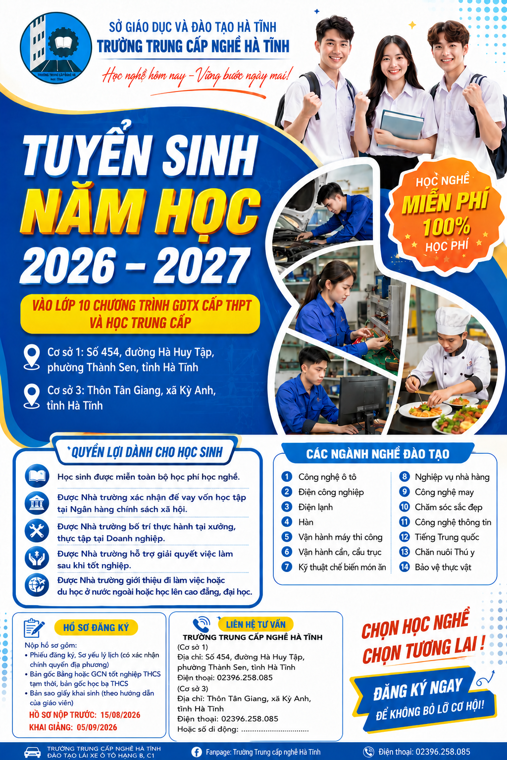TUYỂN SINH NĂM HỌC 2026-2027
